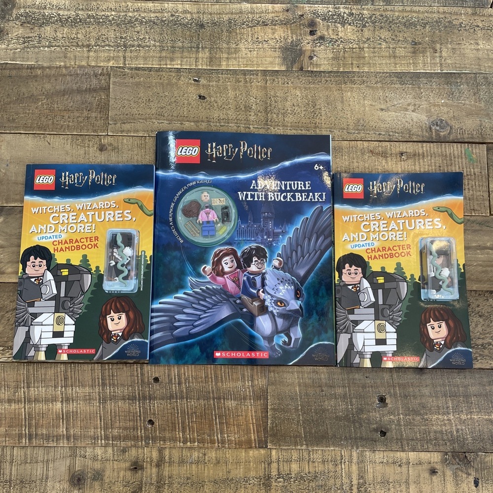 New Harry Potter LEGO Book Lot Voldemort/Hermione Mini Figures